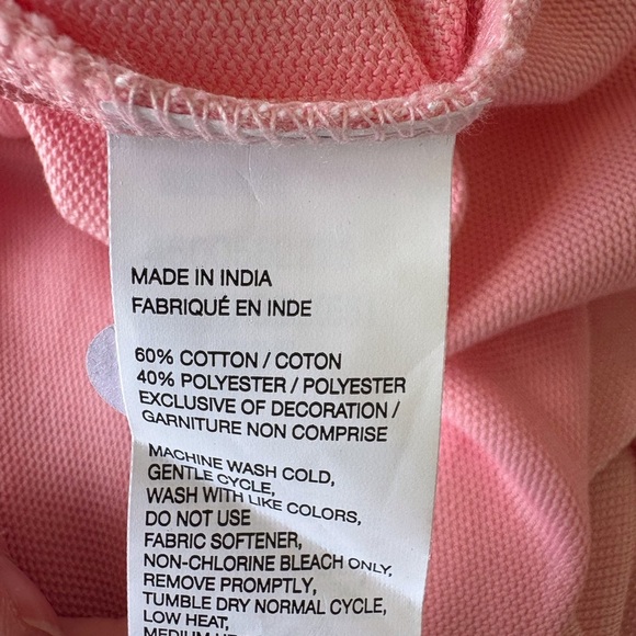 IZOD Advantage Performance Polo Stretch Size 2XB Pink NWT Short sleeve Preppy - Picture 8 of 10